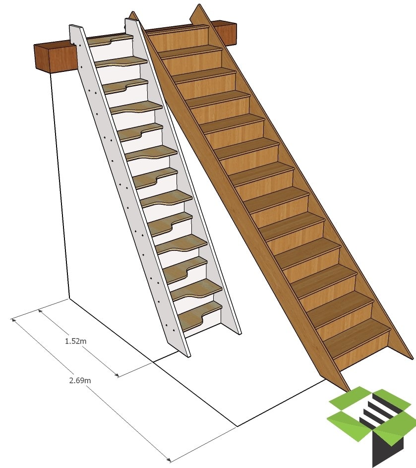 Incredible Sub-Compact Stair Design Saves You Space Unlike Ever Before | Designs & Ideas on Dornob