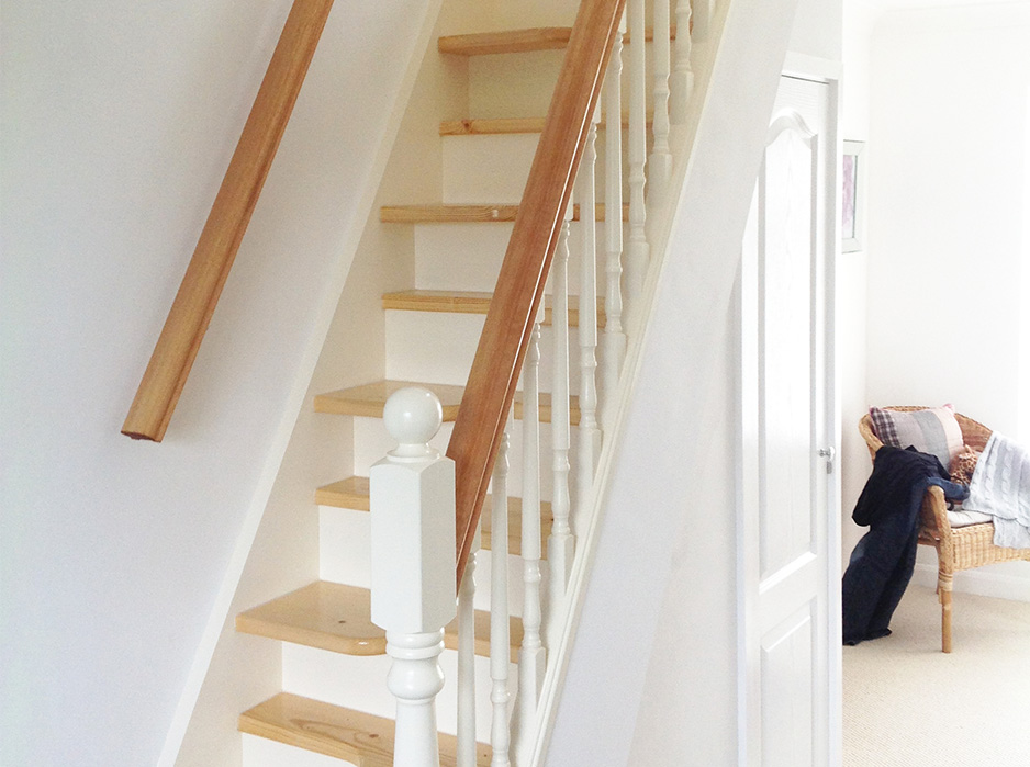 SpaceSaver Paddle Flight Softwood Loft Staircase